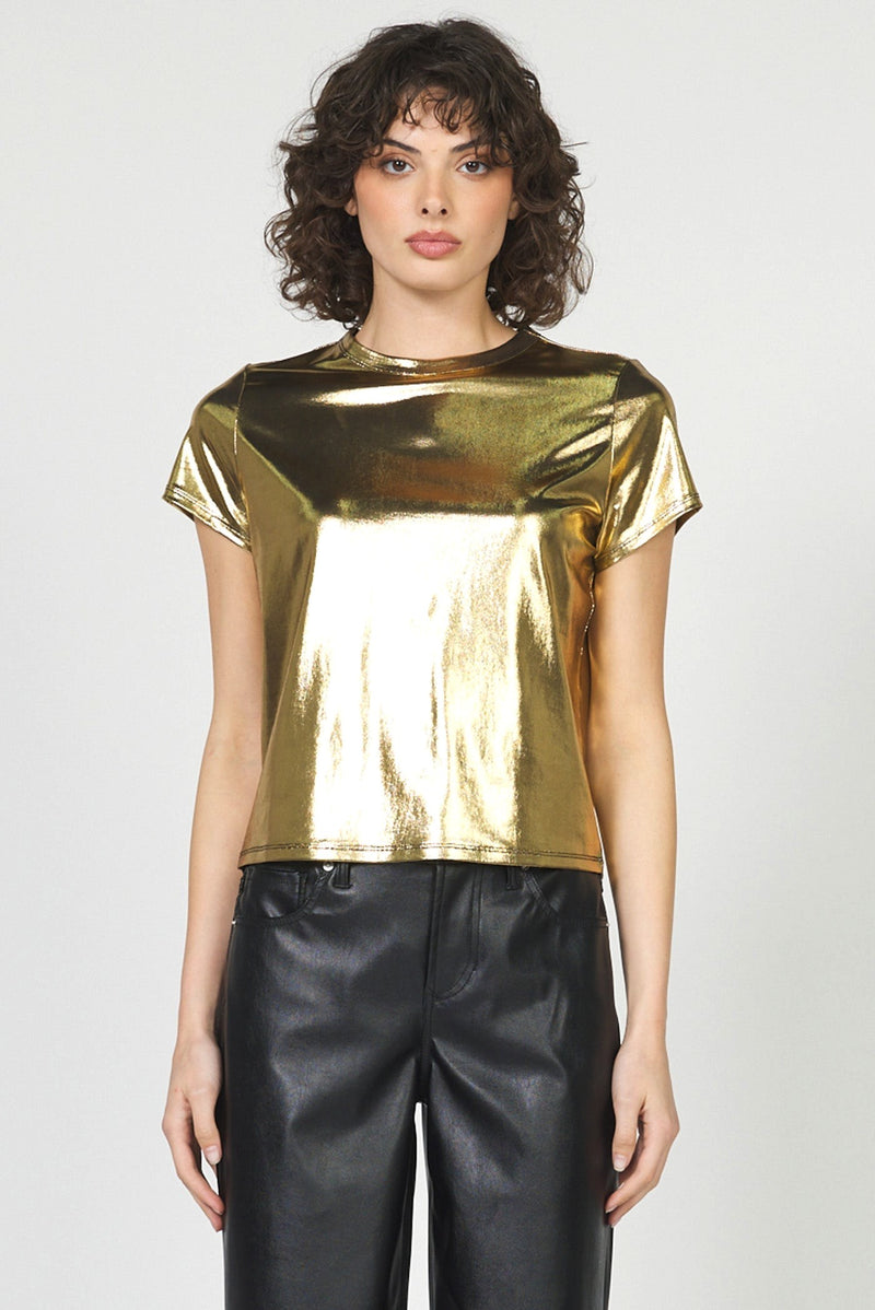 Unity Novelty Guilded Tee - gold