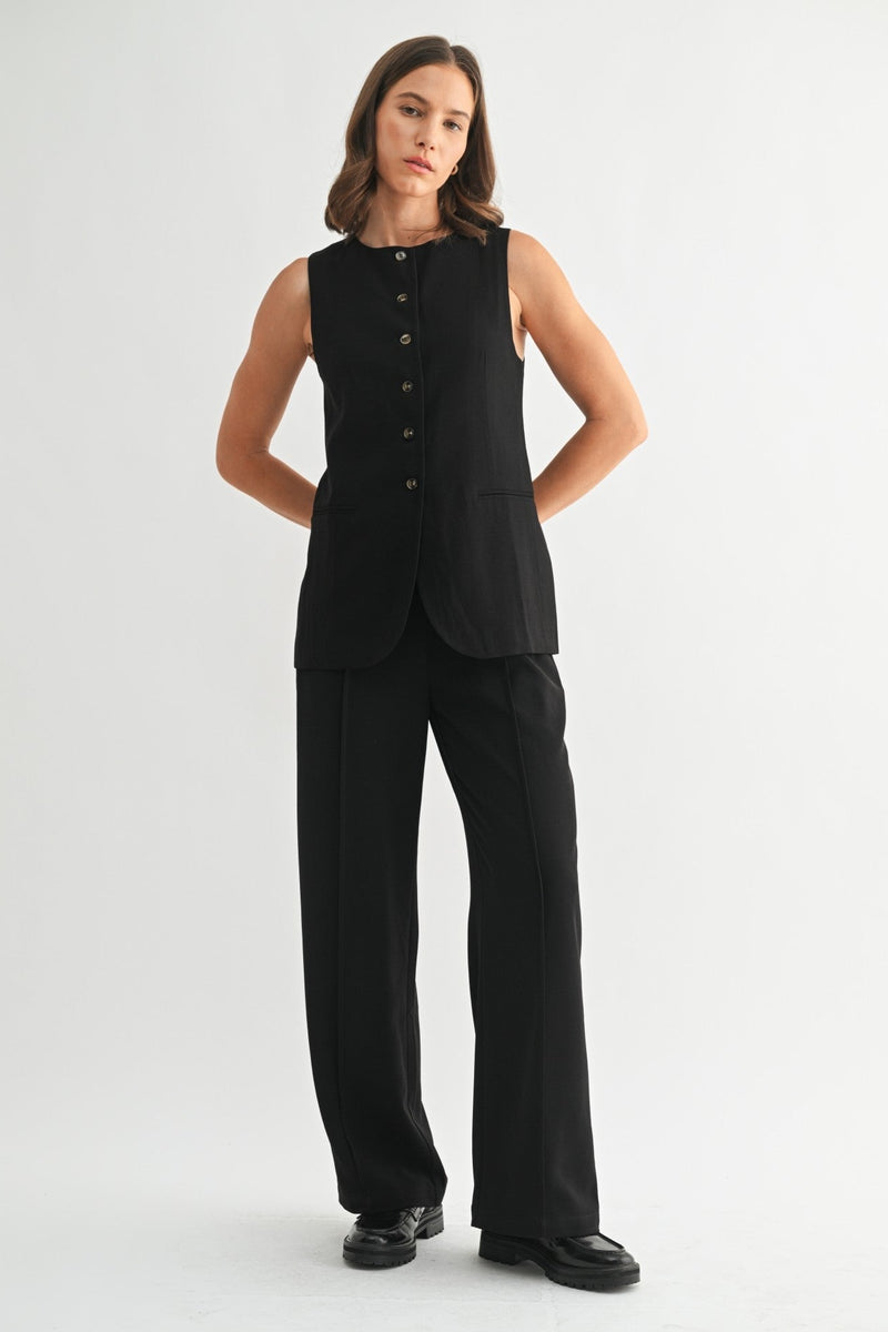 Pintuck Pleated Pant