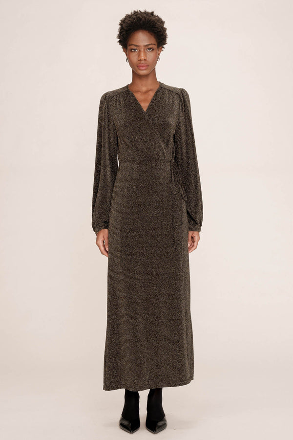 Talia Long Wrap Dress