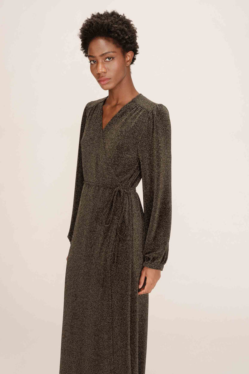 Talia Long Wrap Dress