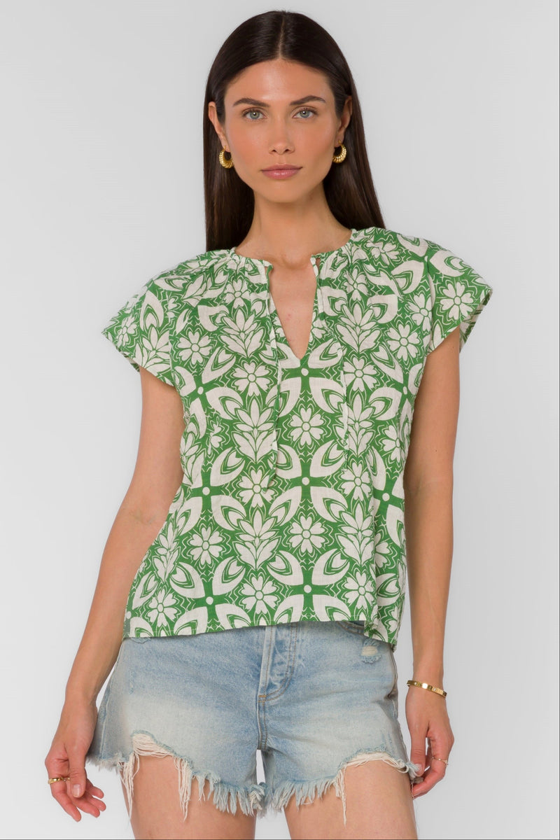 Indie Geo Print Top