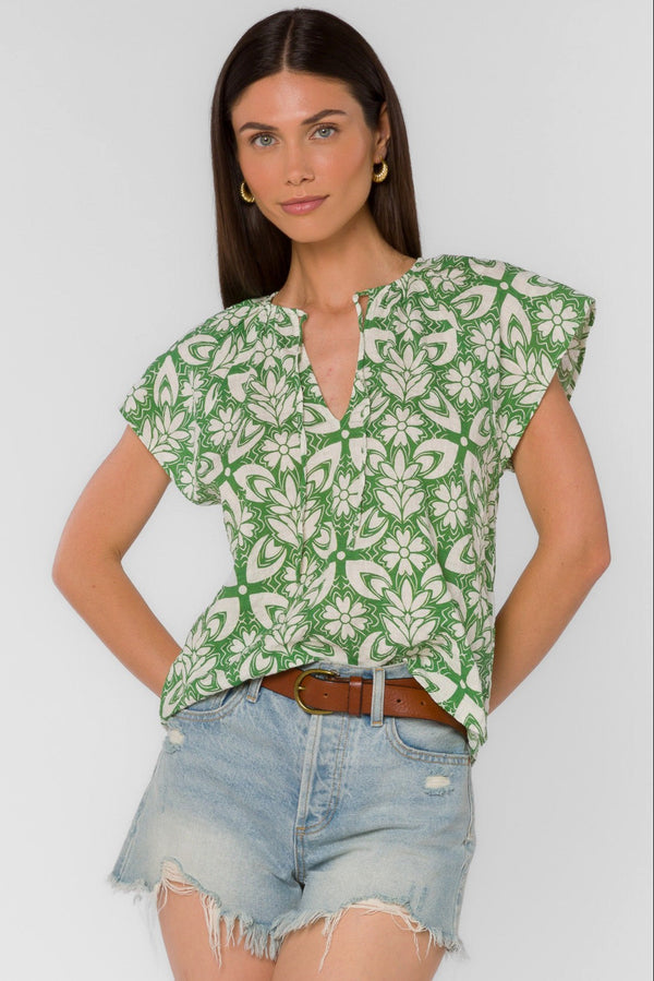 Indie Geo Print Top