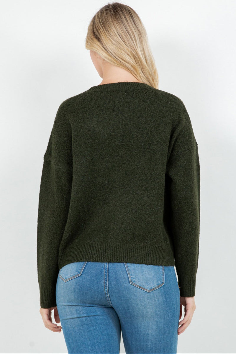 Woodland Bunny Knit Sweater