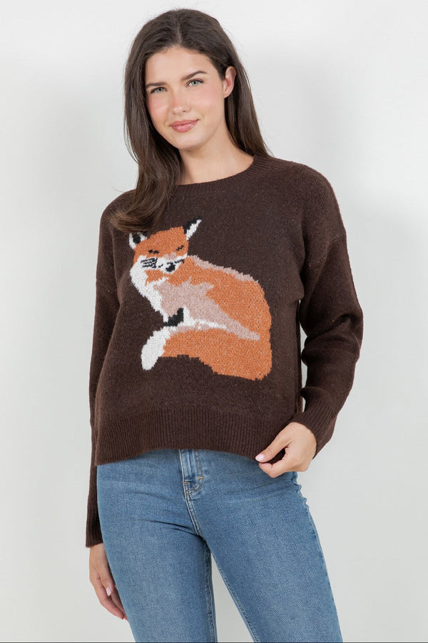 Fox Knit Sweater