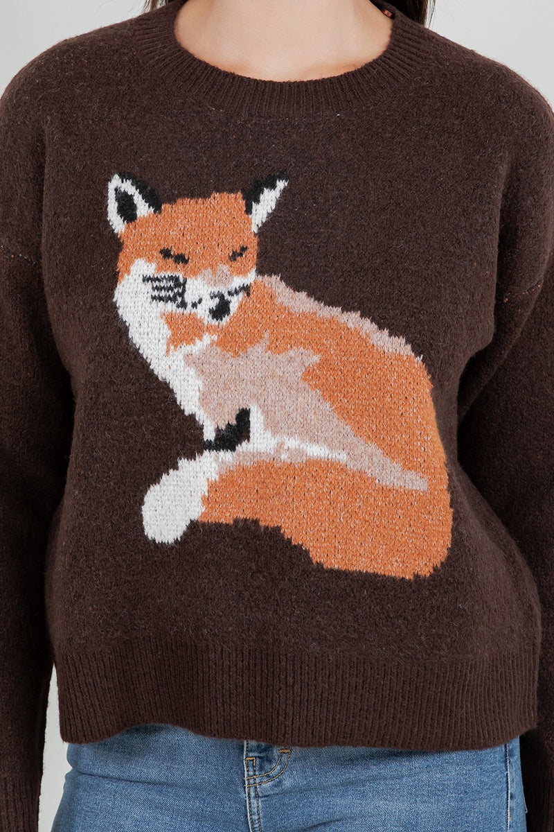 Fox Knit Sweater