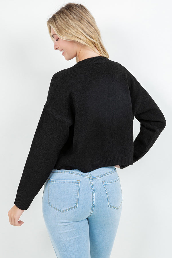 Mallard Intarsia Button Cardigan