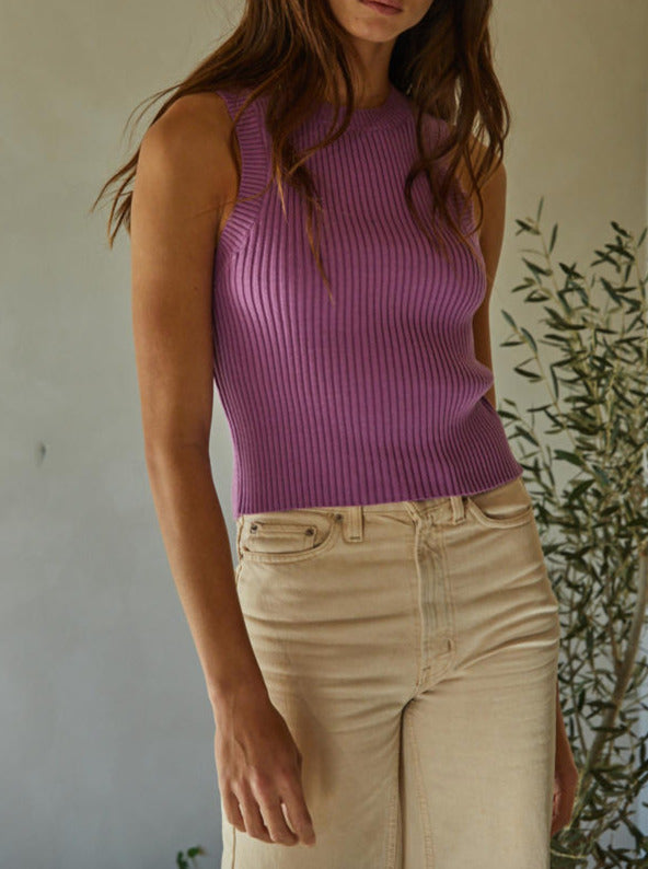 Sawyer Ribbed Sweater Top