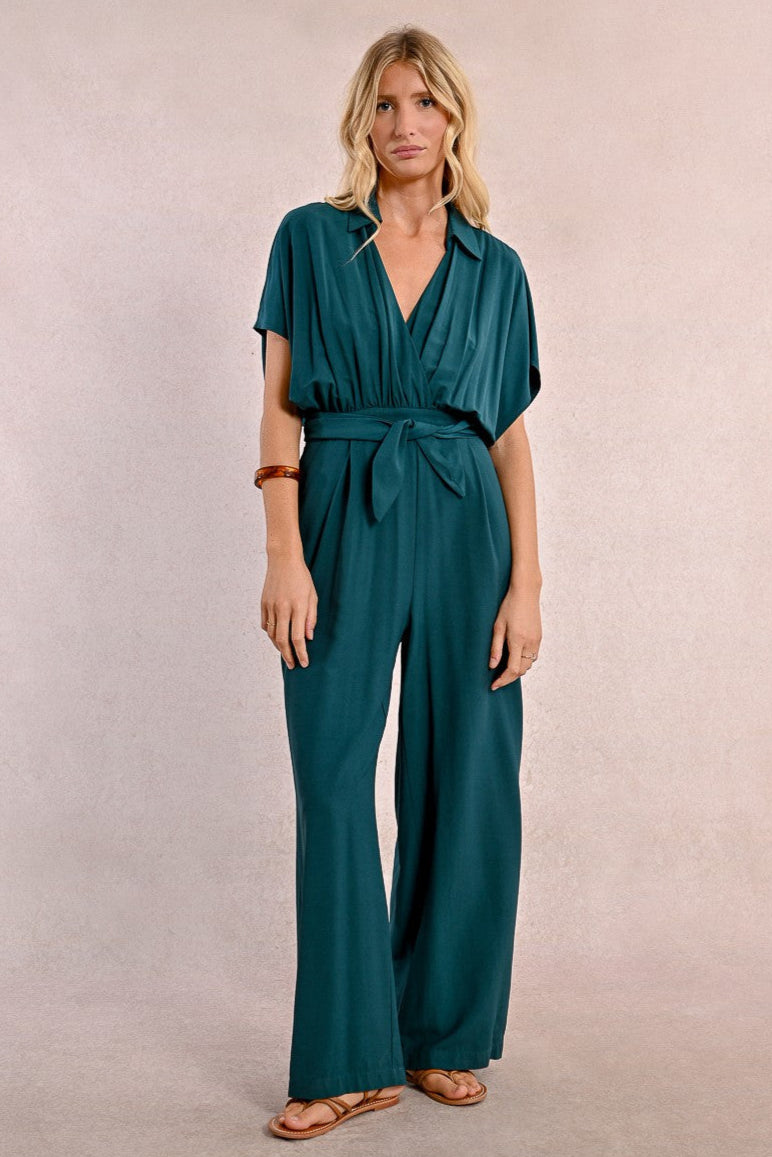 Blouson Wide Leg Jumpsuit
