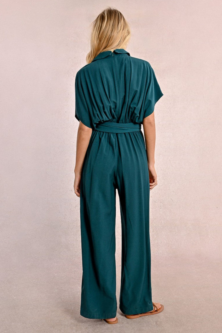 Blouson Wide Leg Jumpsuit