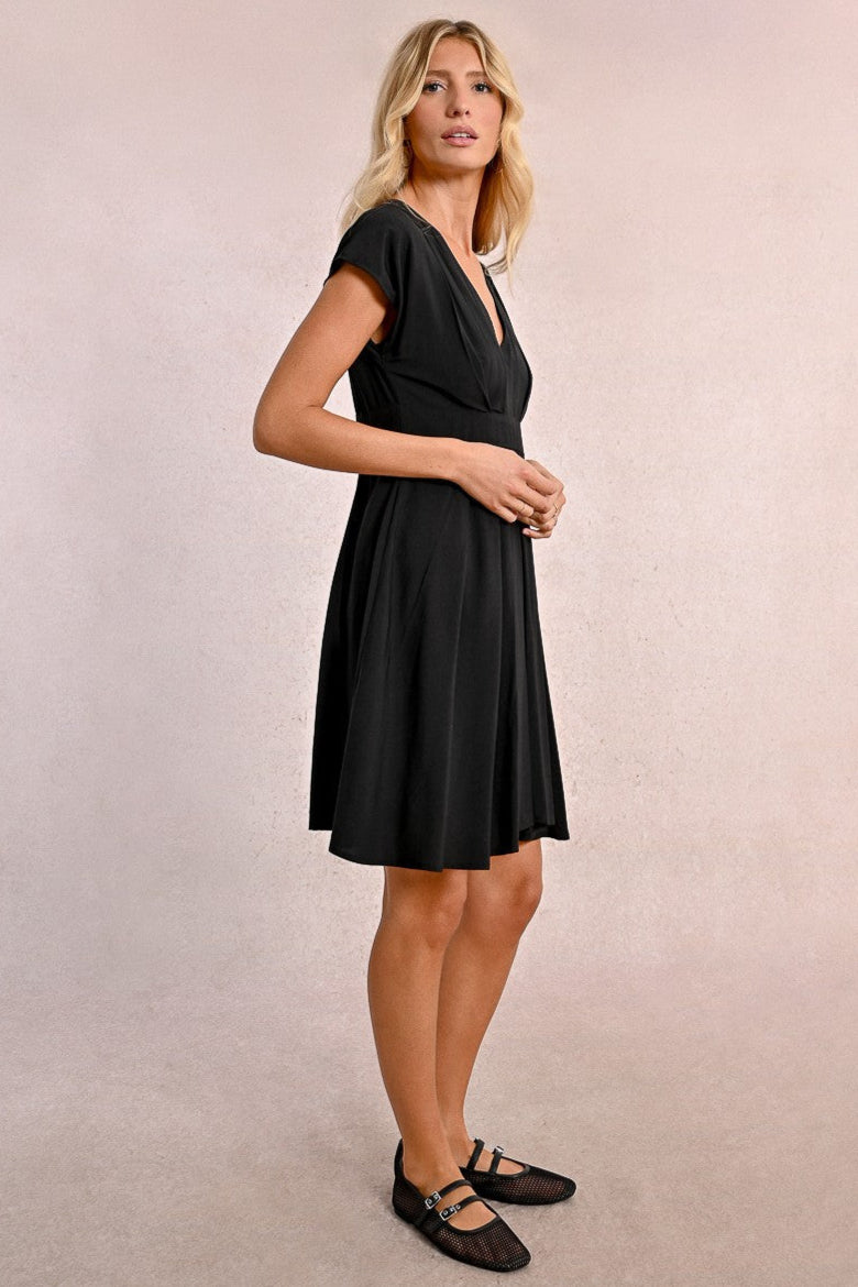 Short Pleated Dress