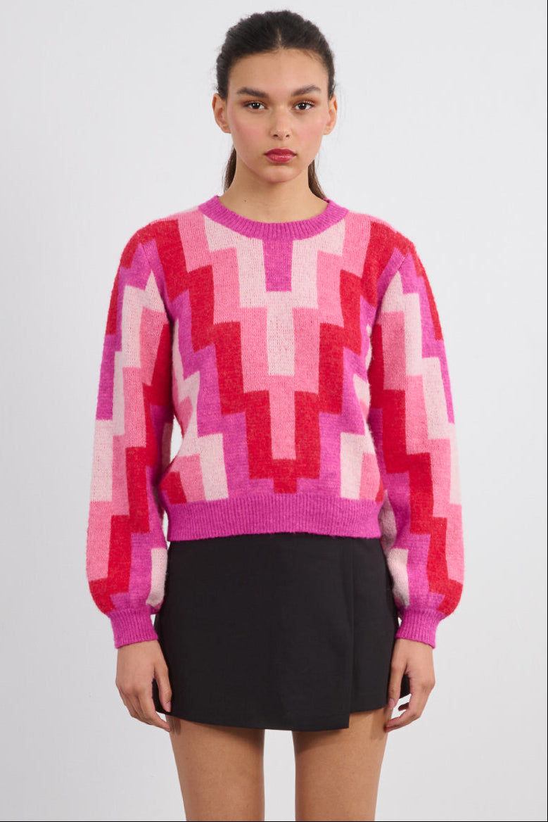 Geometric Sweater