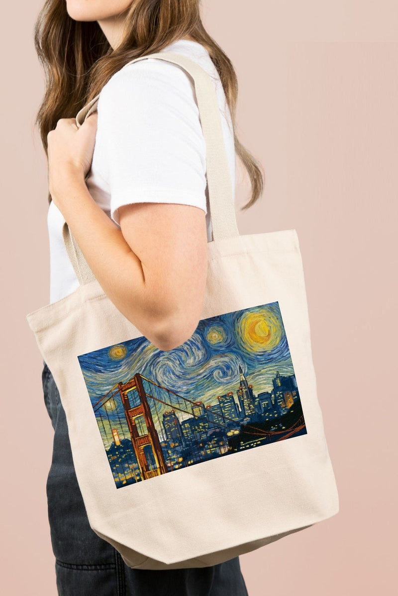 Organic San Francisco Starry Night Tote