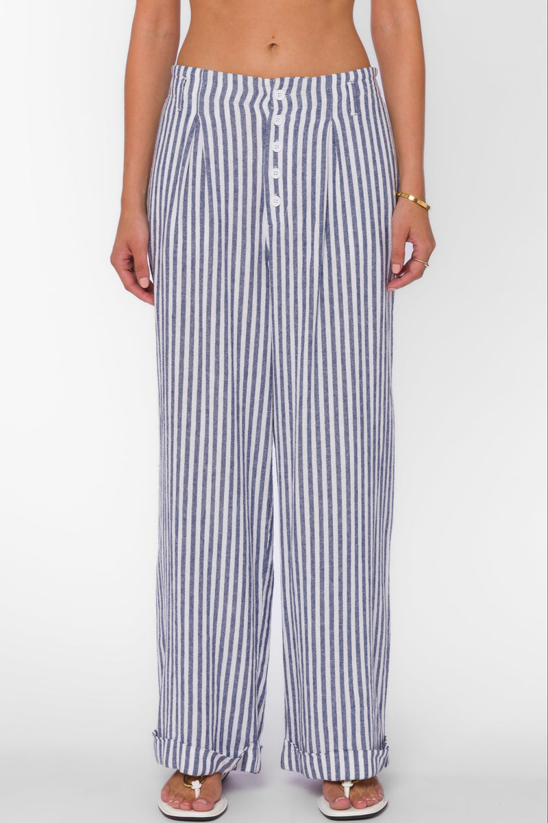 Roelle Blue Stripe Pants