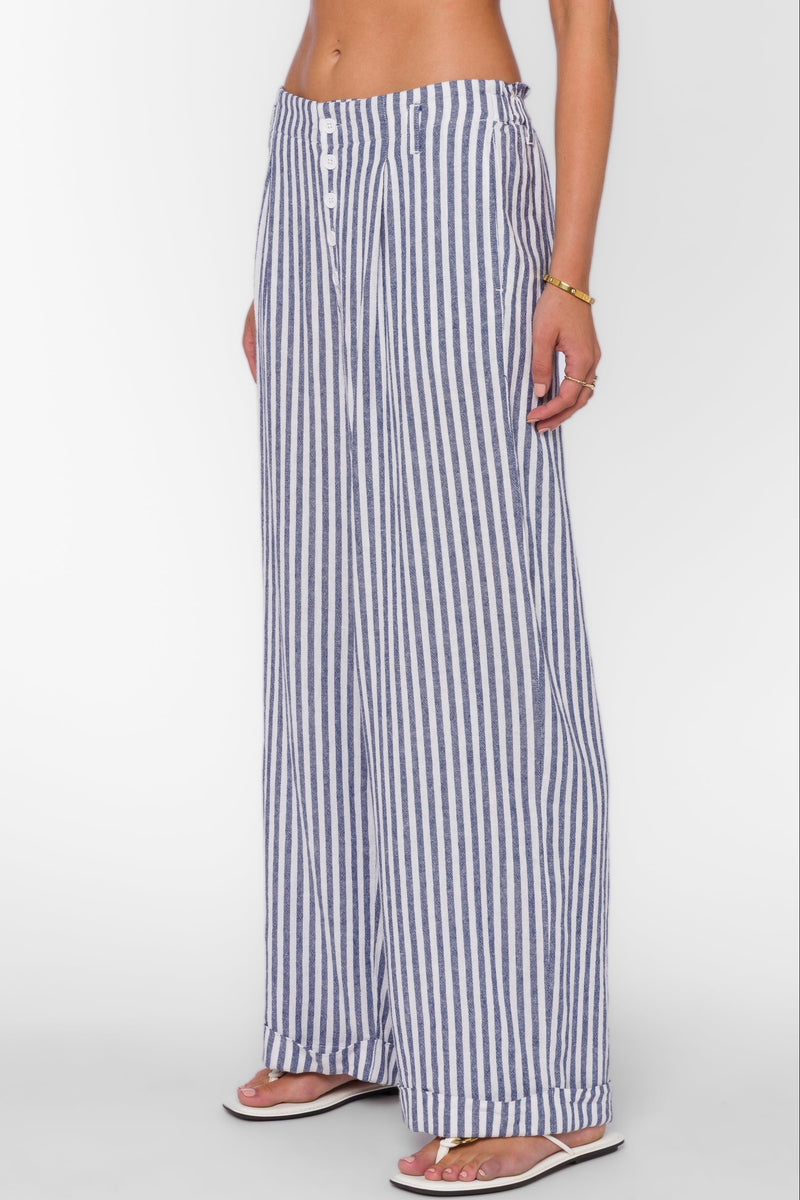 Roelle Blue Stripe Pants