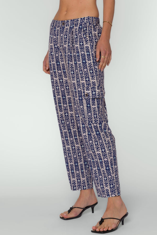 Celia Striped Geo Pants