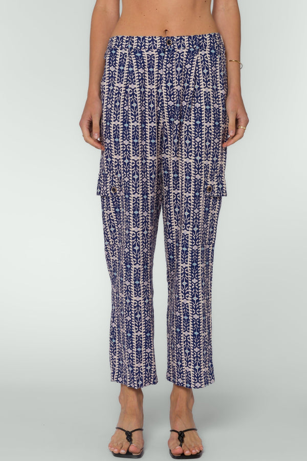 Celia Striped Geo Pants