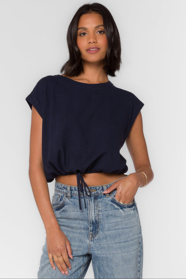 Aluna Nocturnal Navy Top