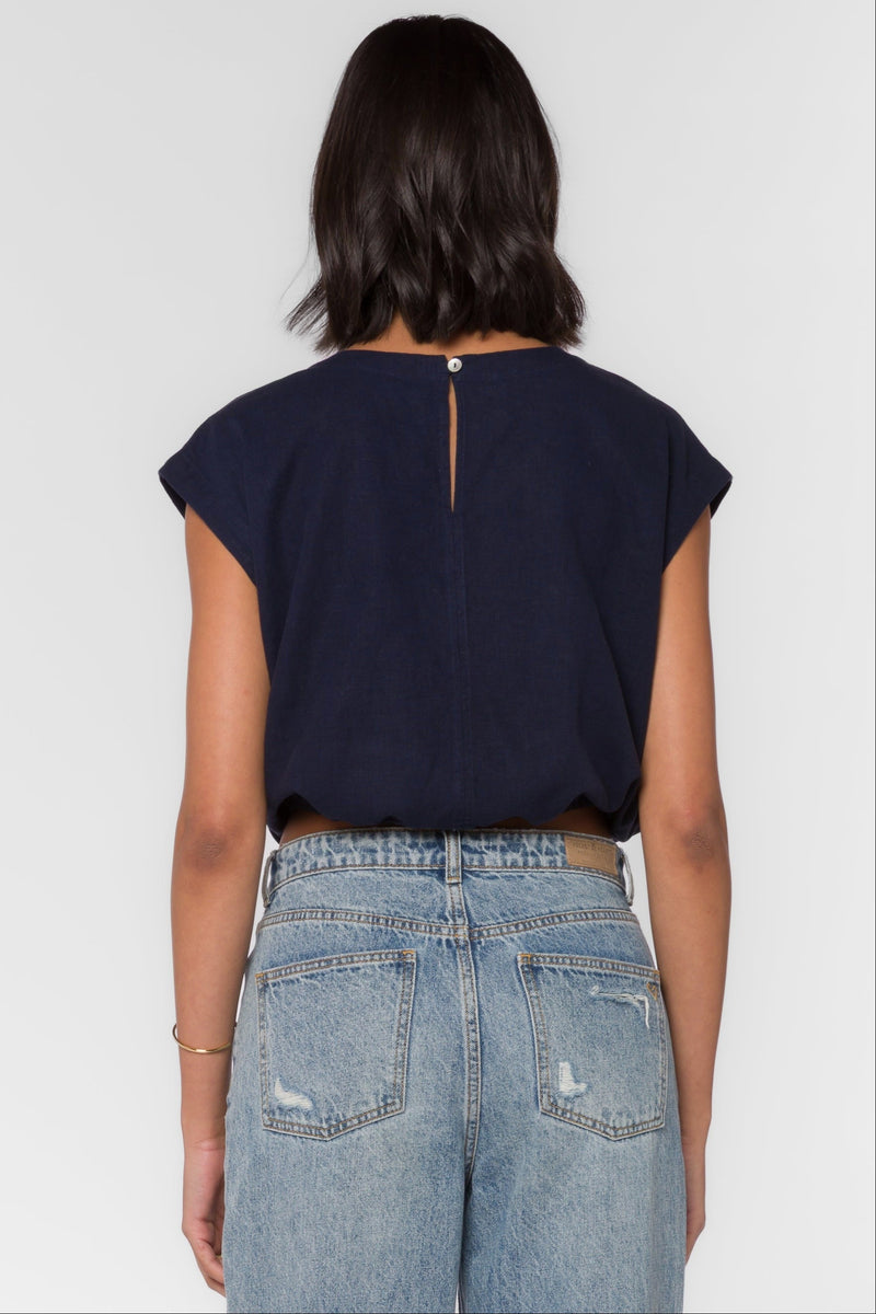 Aluna Nocturnal Navy Top