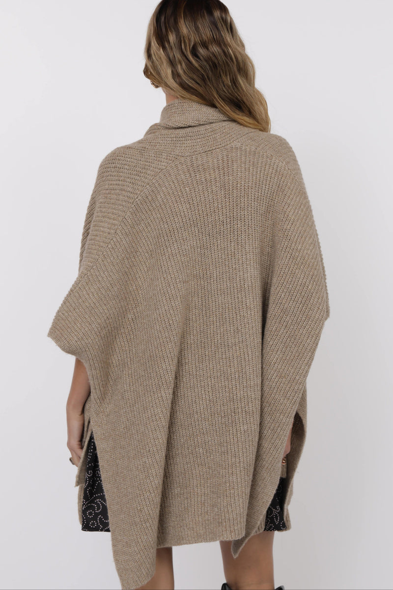Brienne Scarf Poncho Cardigan