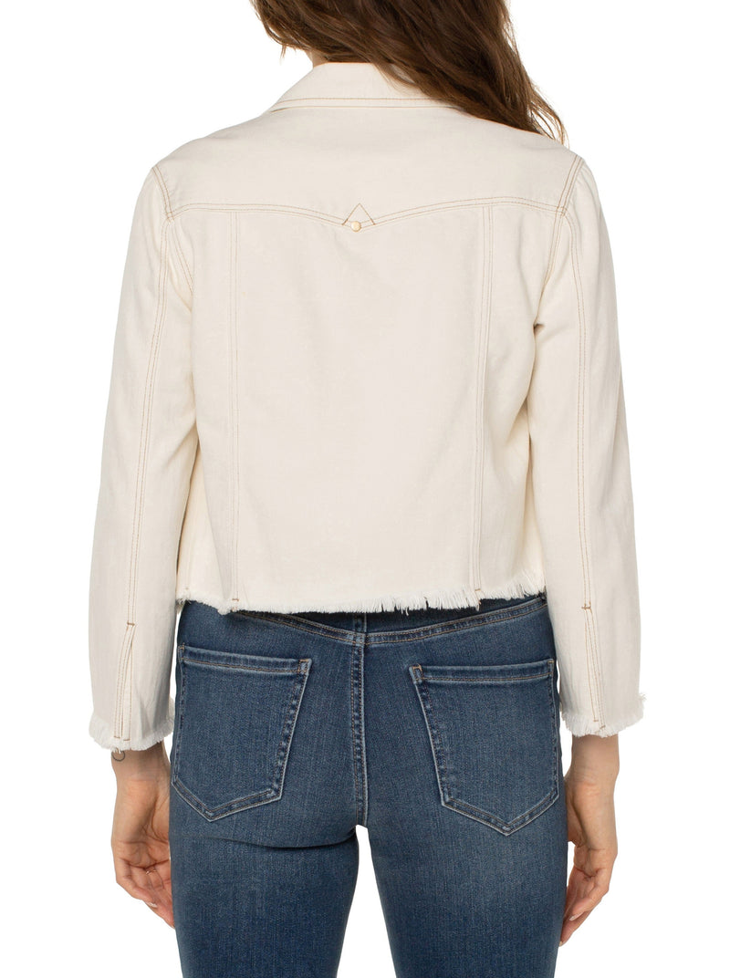 Trucker Jacket With Wide Sleeves