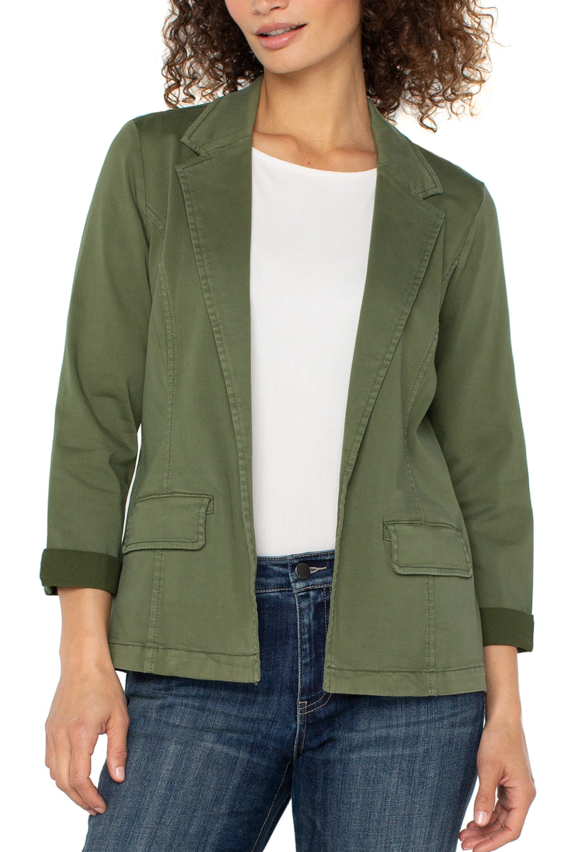 Fitted Blazer - forest shade