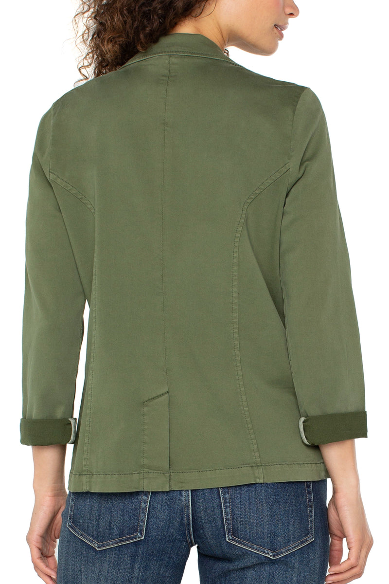 Fitted Blazer - forest shade