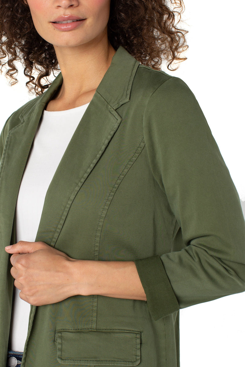 Fitted Blazer - forest shade