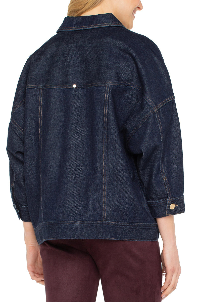 Drop Shoulder Jean Jacket