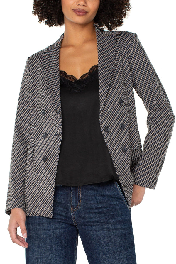 Faux Double Breasted Blazer