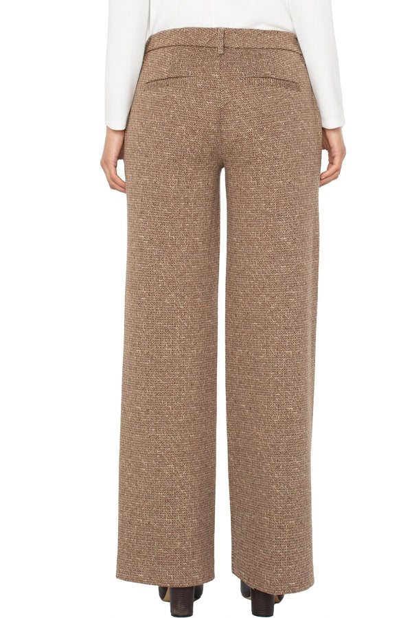 Herringbone Kelsey Wide Leg Trouser