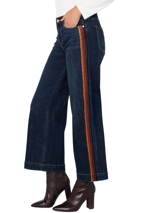 Stride Wide Leg With Velvet Trim
