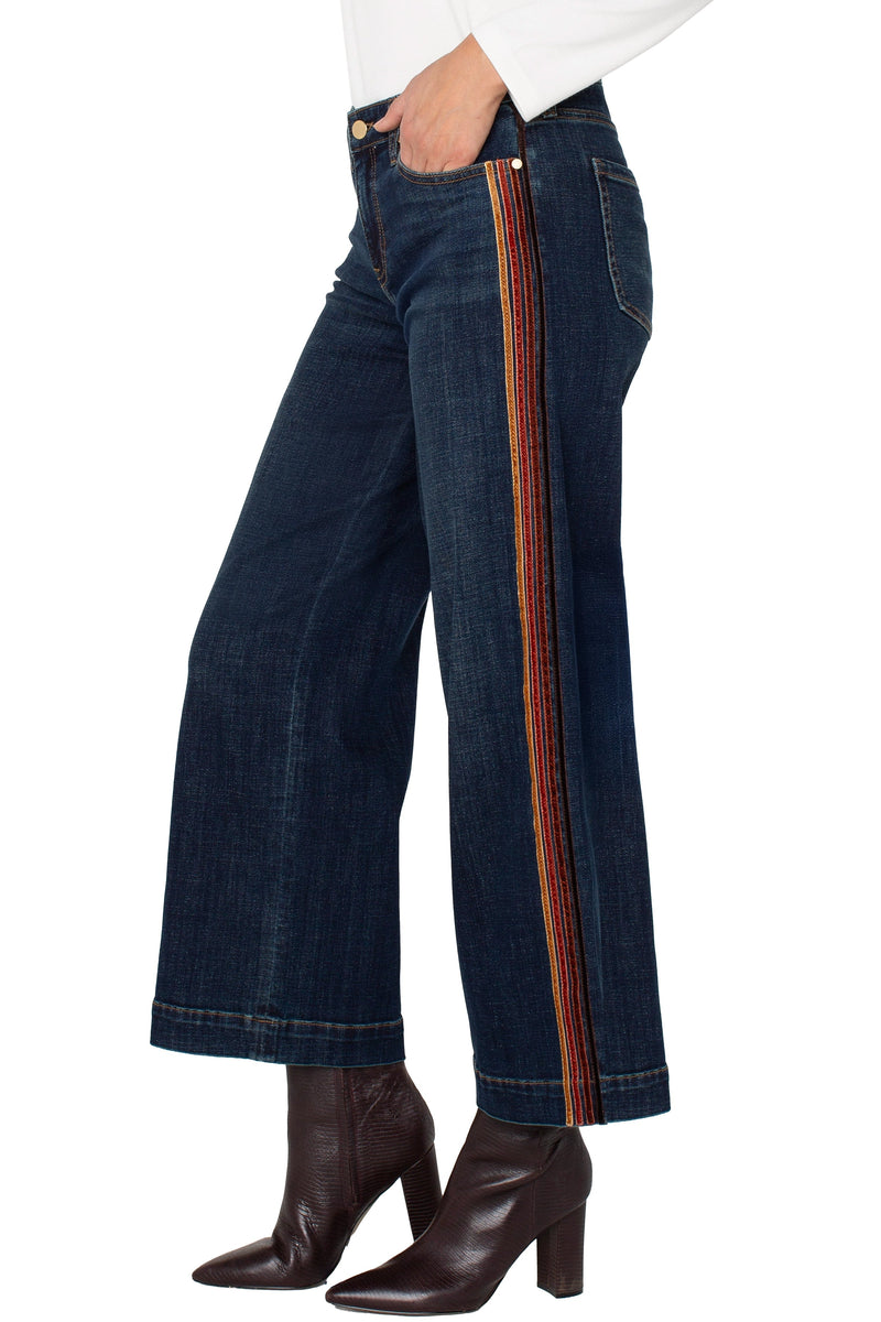 Stride Wide Leg With Velvet Trim