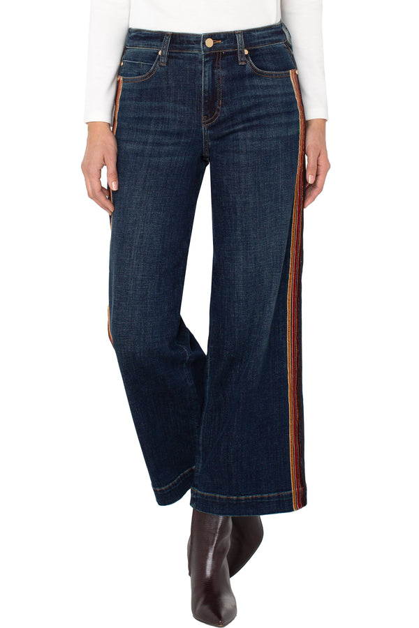 Stride Wide Leg With Velvet Trim