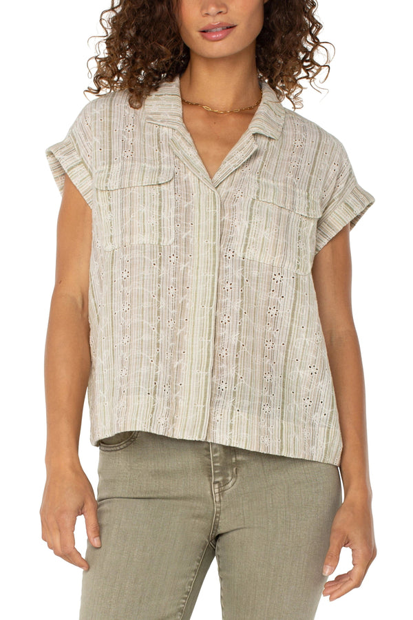 Striped Camp Shirt