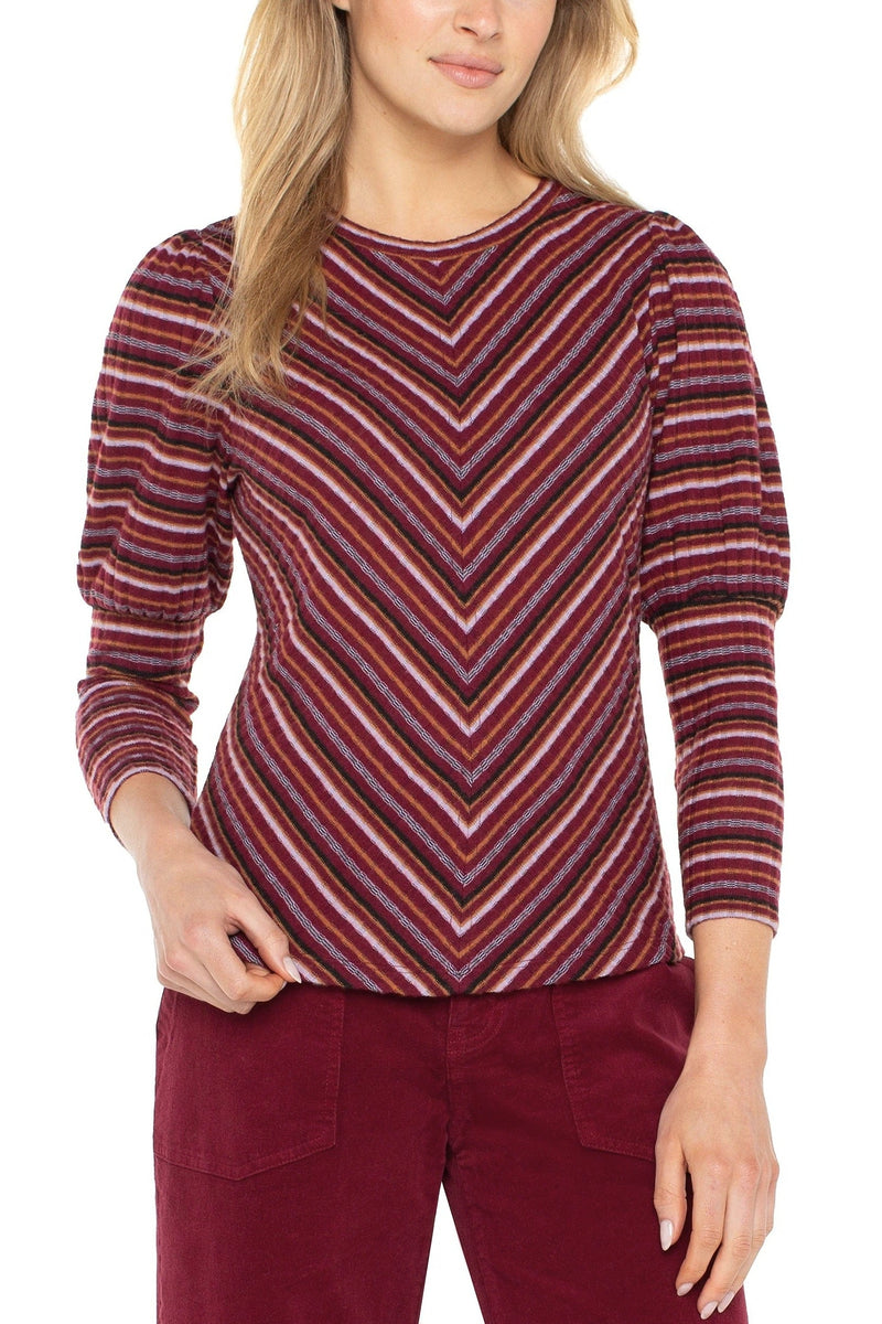 3/4 Juliette Sleeve Knit Top