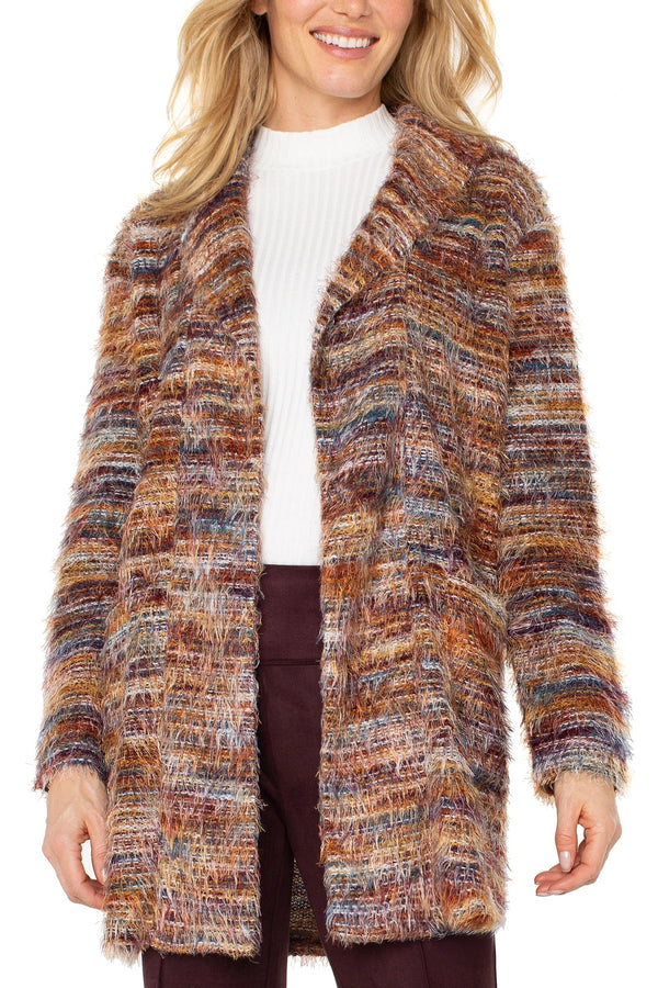 Open Front Coatigan Sweater