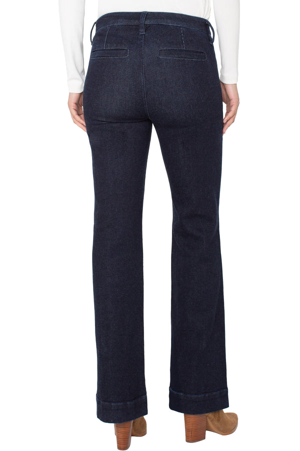 Trouser Bootcut With Pintucks