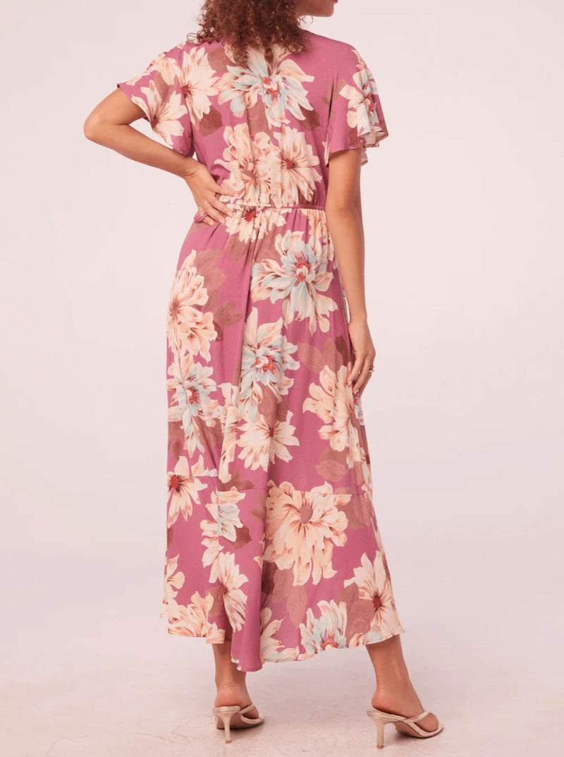 Liza Floral Wrap Maxi Dress