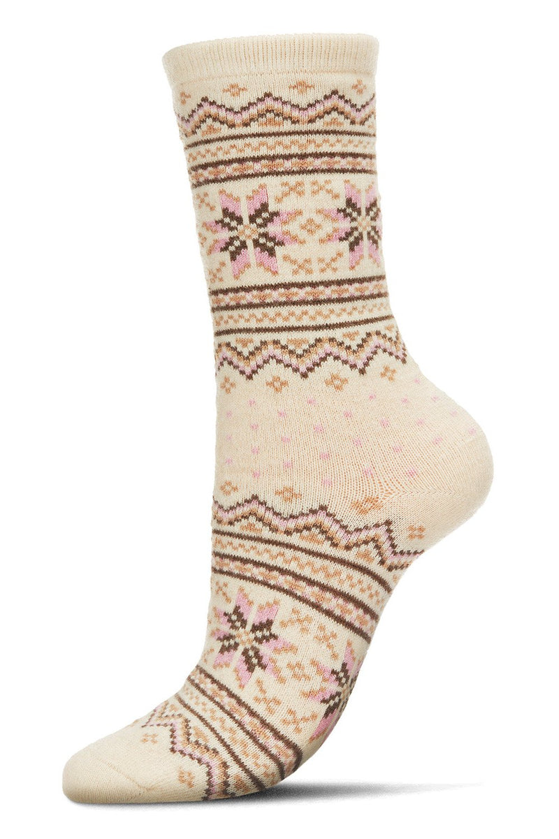 Fairisle | Cashmere Blend Crew Socks