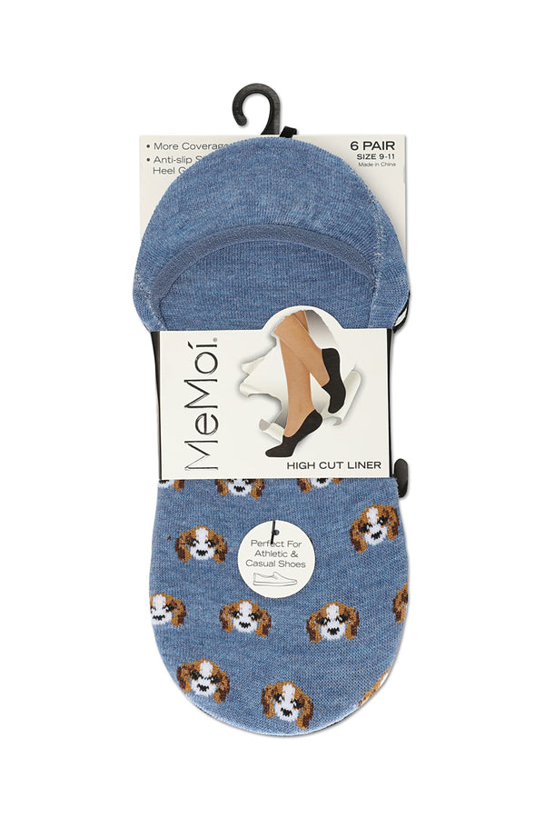 Beagle High-Cut Liner | 6 Pair Pack