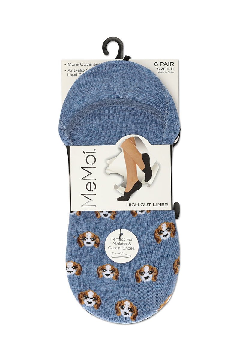 Beagle High-Cut Liner | 6 Pair Pack