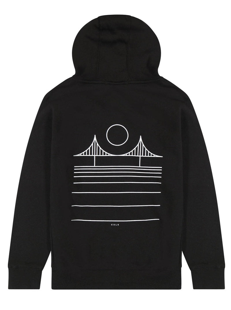 Minimal Bridge Zip-Up Hoodie