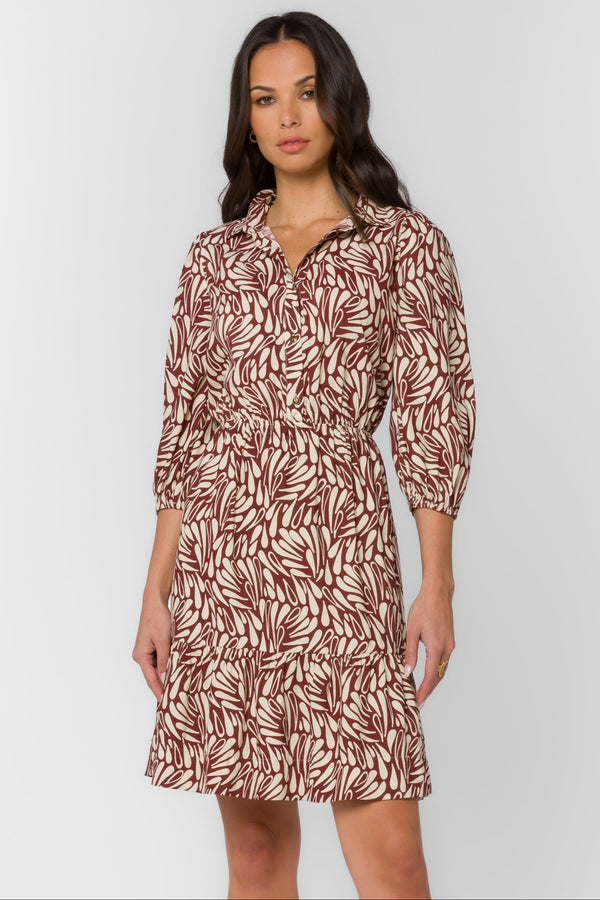 Nichola Bordeaux Dew Dress