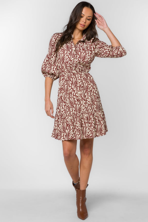 Nichola Bordeaux Dew Dress