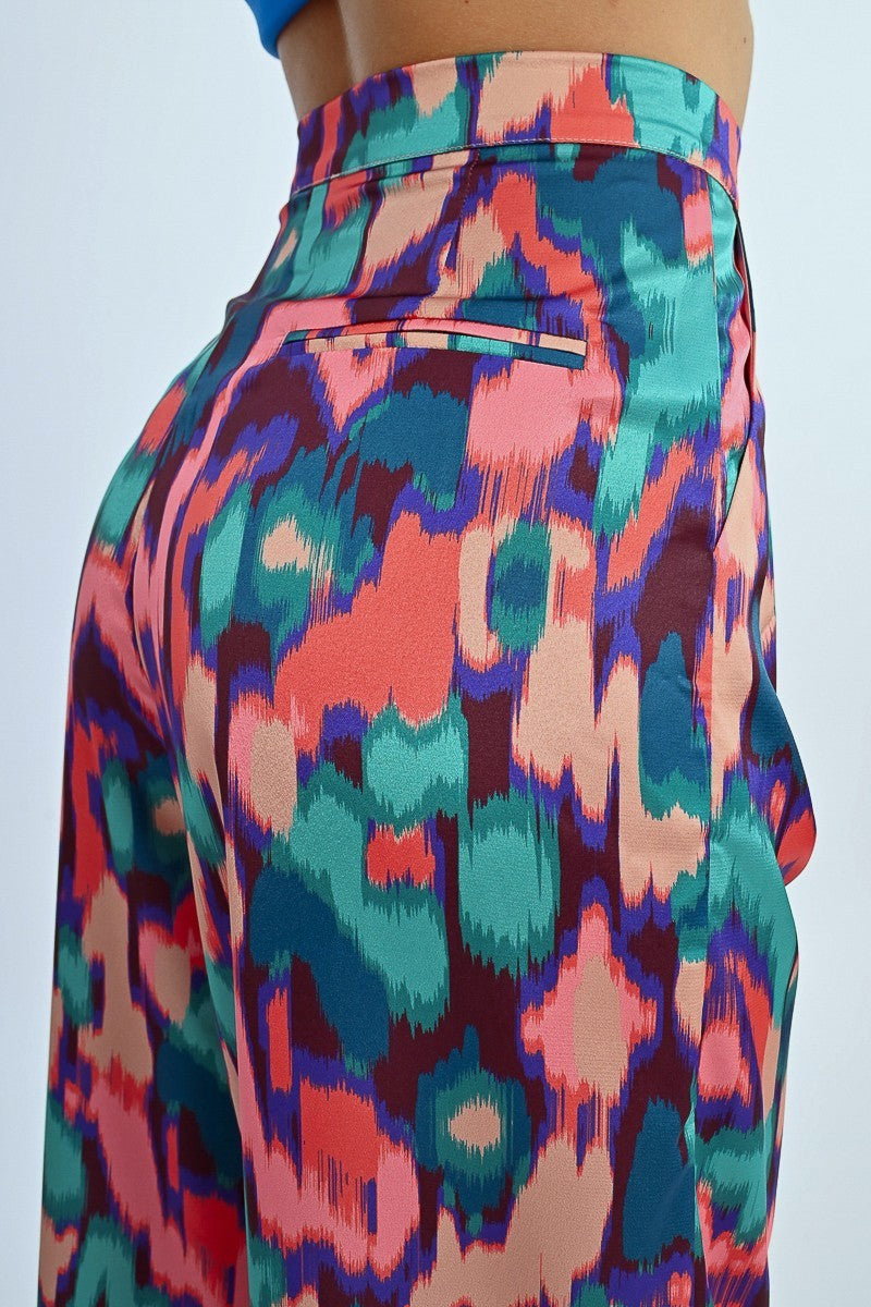 Valladolid Printed Pleated Pant