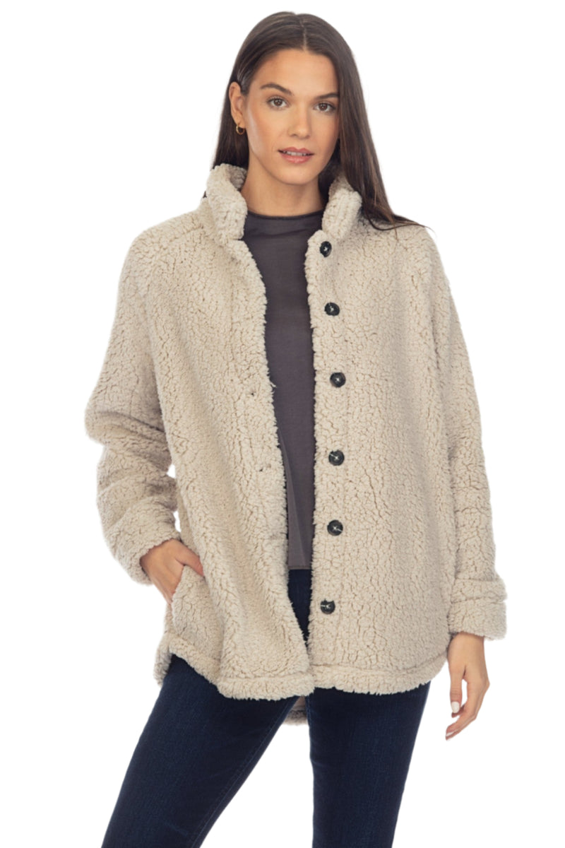 Plush Sherpa Shacket