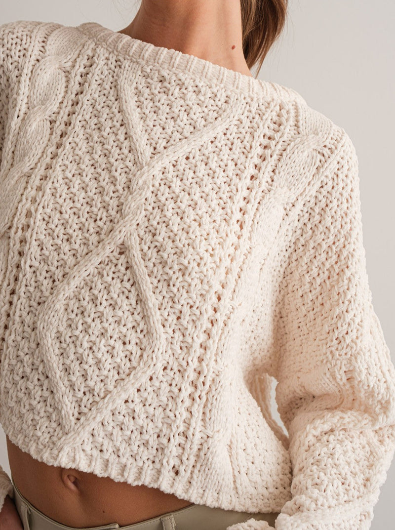 Cora Cable Knit Sweater