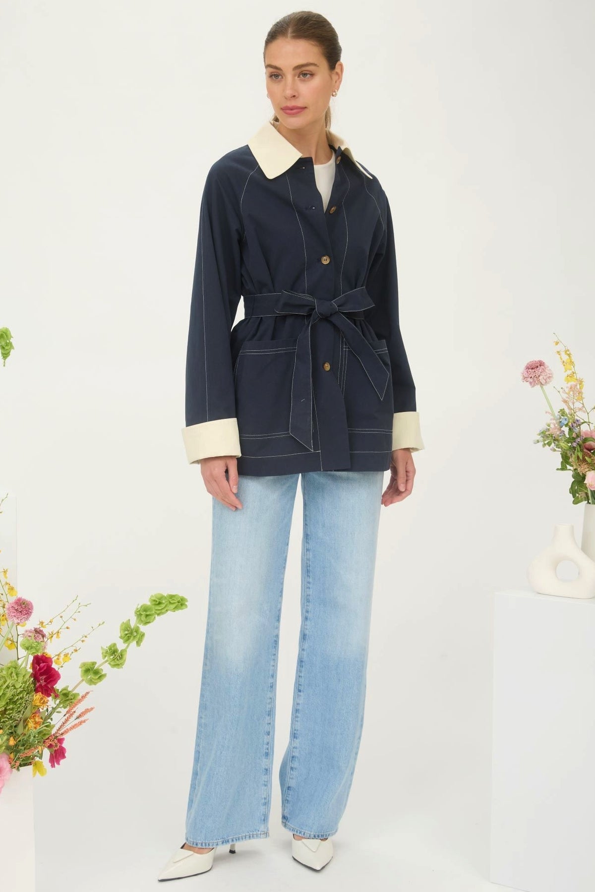 Short Trench Coat | ZOE AND CLAIRE | Ambiance SF