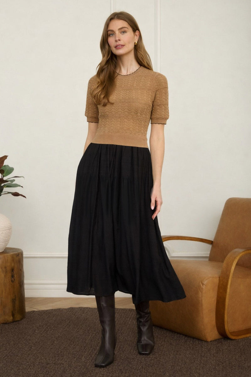Knit Twofer Dress | ZOE AND CLAIRE