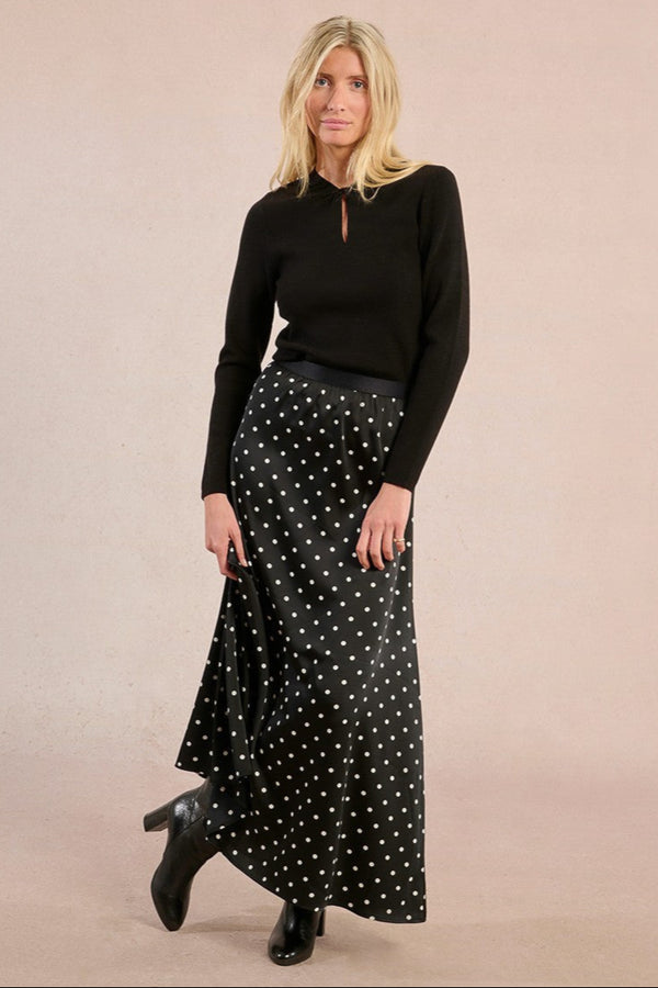 Polka Dot Woven Skirt